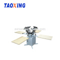 manual 4 color t-shirt screen printer